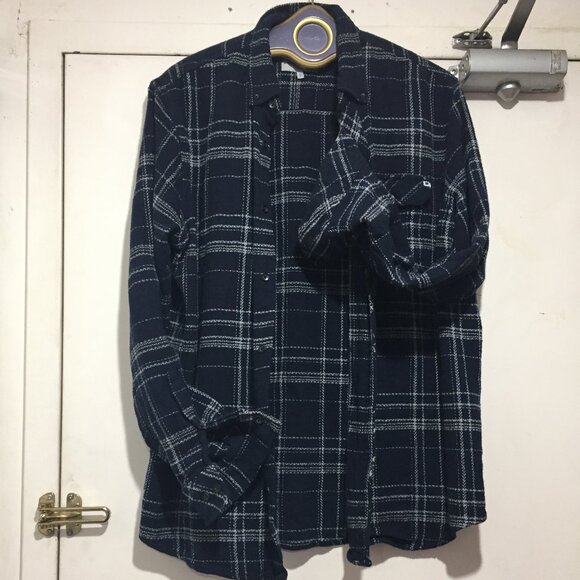 LUCKY BRAND CASUAL PLAID SHIRTS SIZE L - Picture 4 of 10
